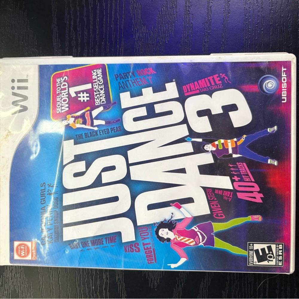 Just Dance 3 for Wii - Blue Cover